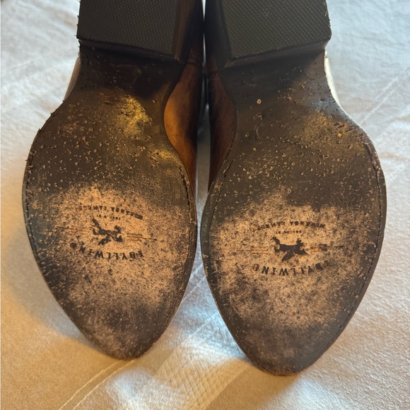 Tony Lama Tan Leather Cowboy Boots 8.5 - Picture 6 of 10